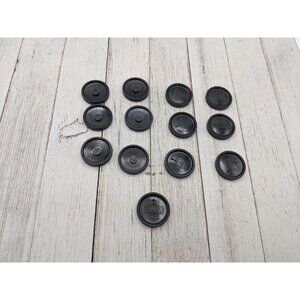Pressman Replacement Parts Black Plastic Pieces Set of 13